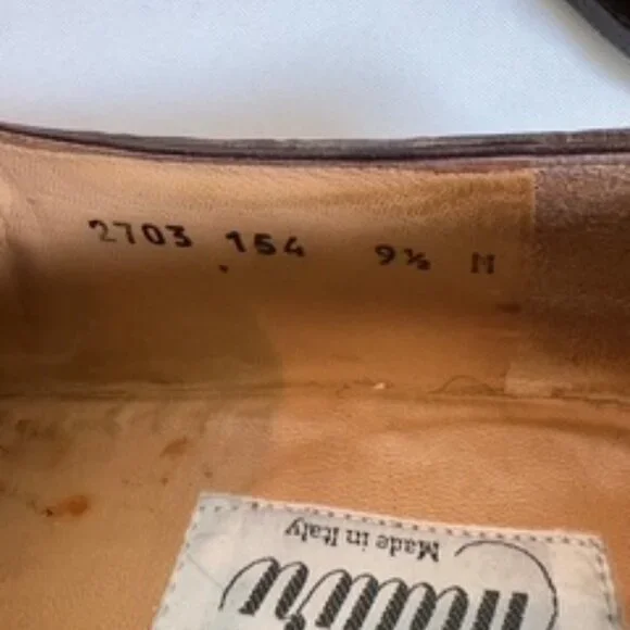 Mauri men’s dress shoes, handmade from genuine alligator leather size Mens 9.5 - Picture 9 of 13